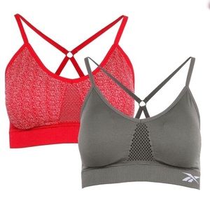 NWT Reebok 2 pc set sports bralette - M